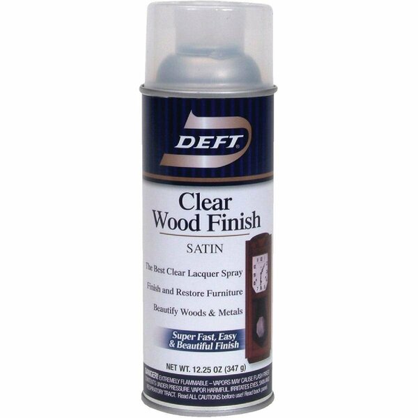 Deft 12.25 Oz. Satin Clear Wood Finish Interior Spray Lacquer DFT017/54